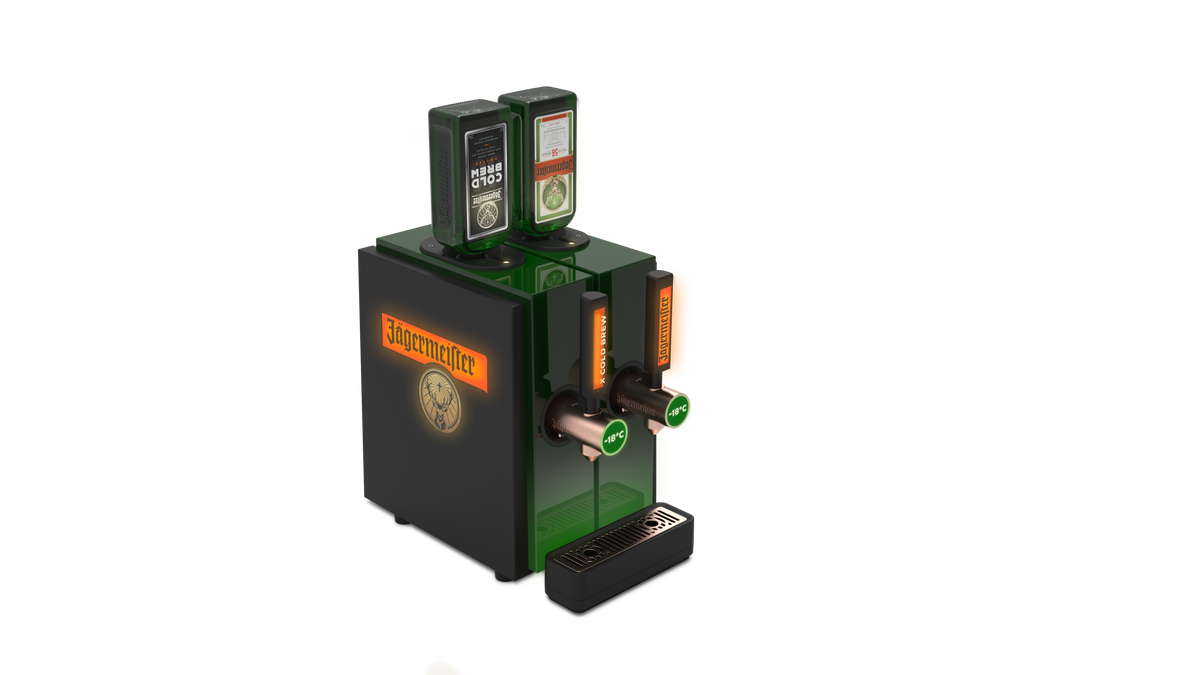 picture of the dual tap machine without a background