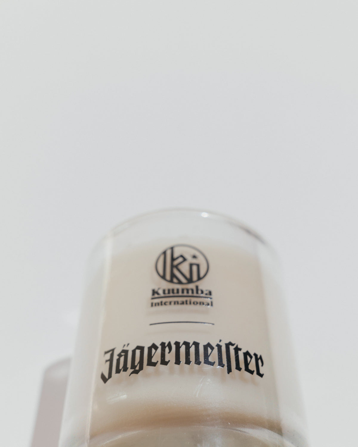 Lumânare Jägermeister vertical, de sus