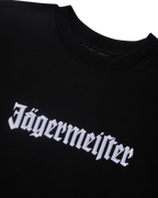 Black shirt with white Jägermeister wordmark