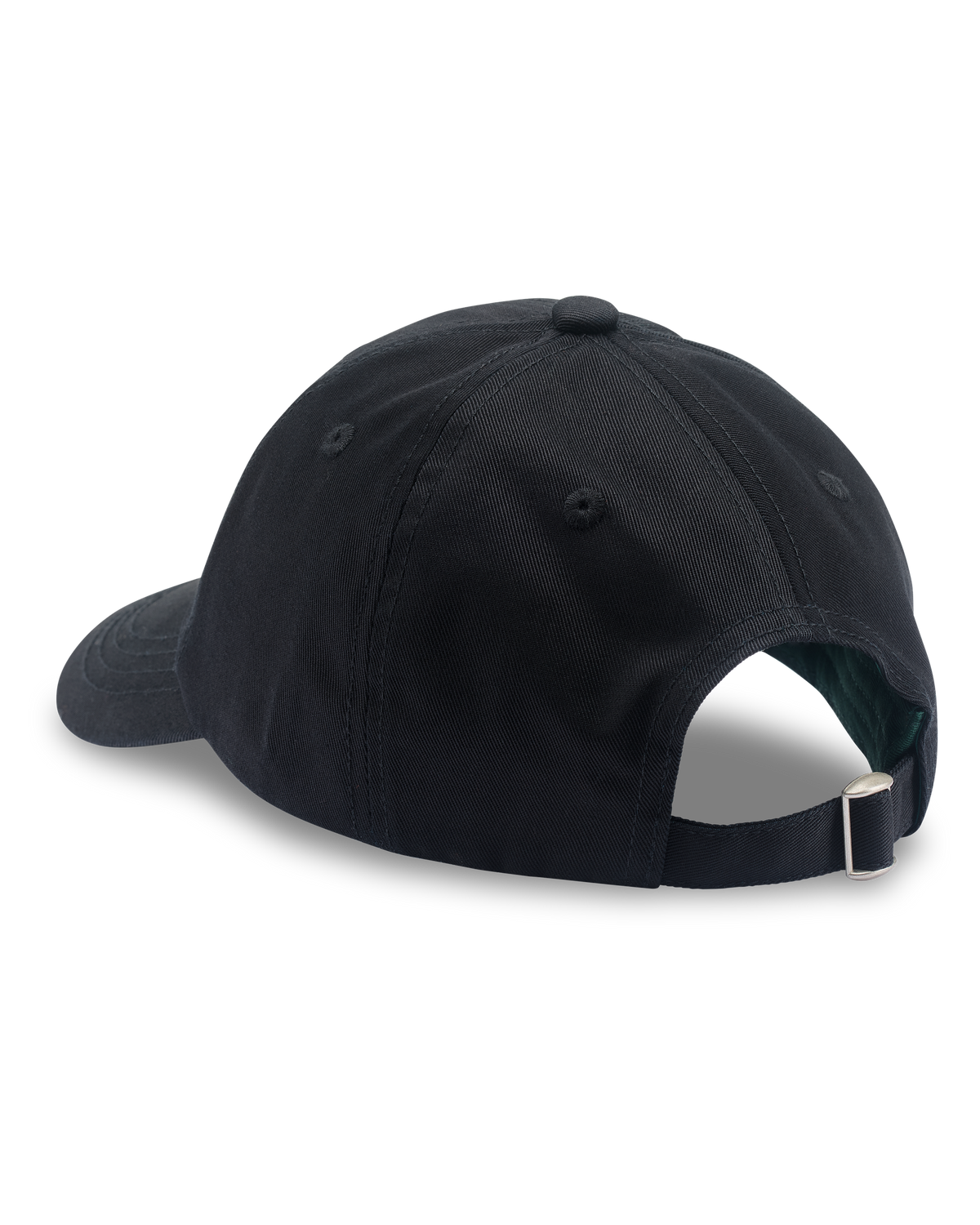 Black Jägermeister dad cap from the back. No logos are visible.