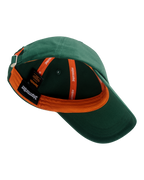 Green Jägermeister dad cap with a visible brand logo on the inside of the cap.