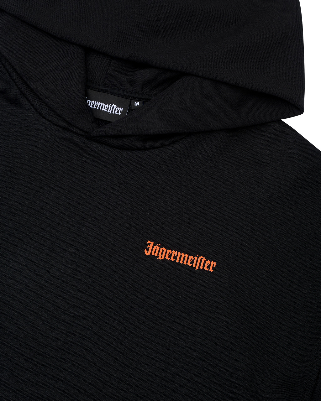 Hanorac negru cu logo Jägermeister pe piept