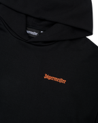 Hanorac negru cu logo Jägermeister pe piept